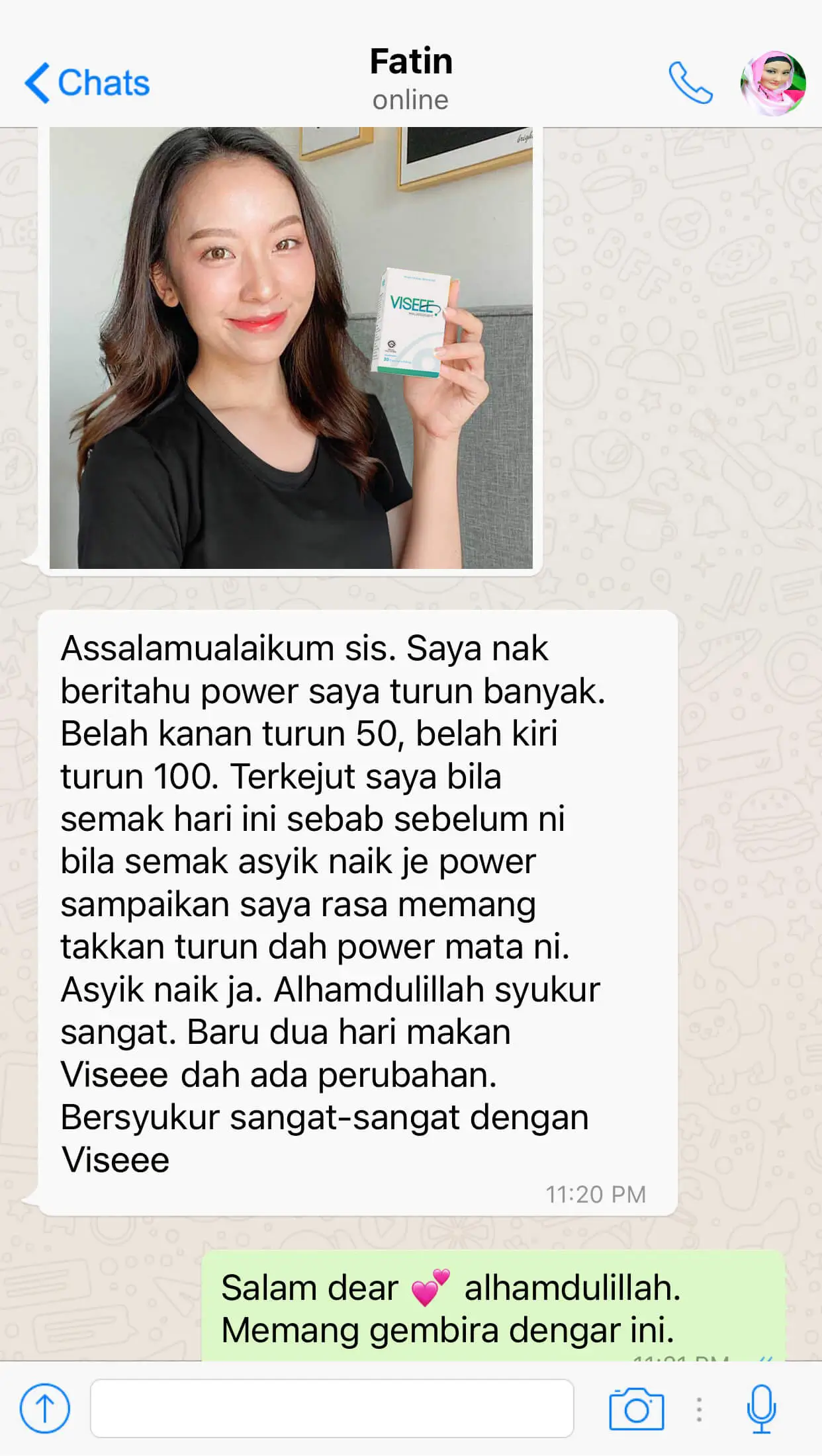 Viseee customer feedback 2