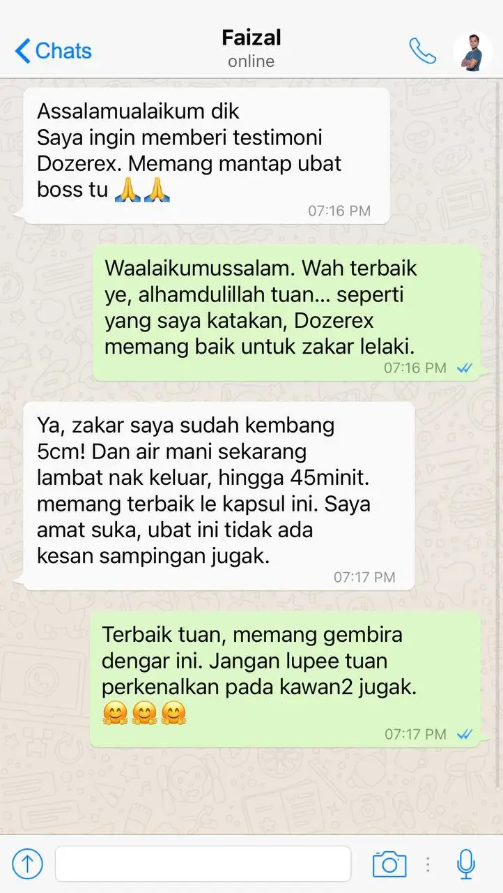 Dozerex 9 dozerex customer feedback 1