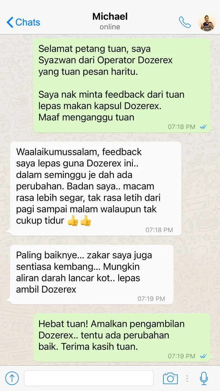 Dozerex 10 dozerex customer feedback 2