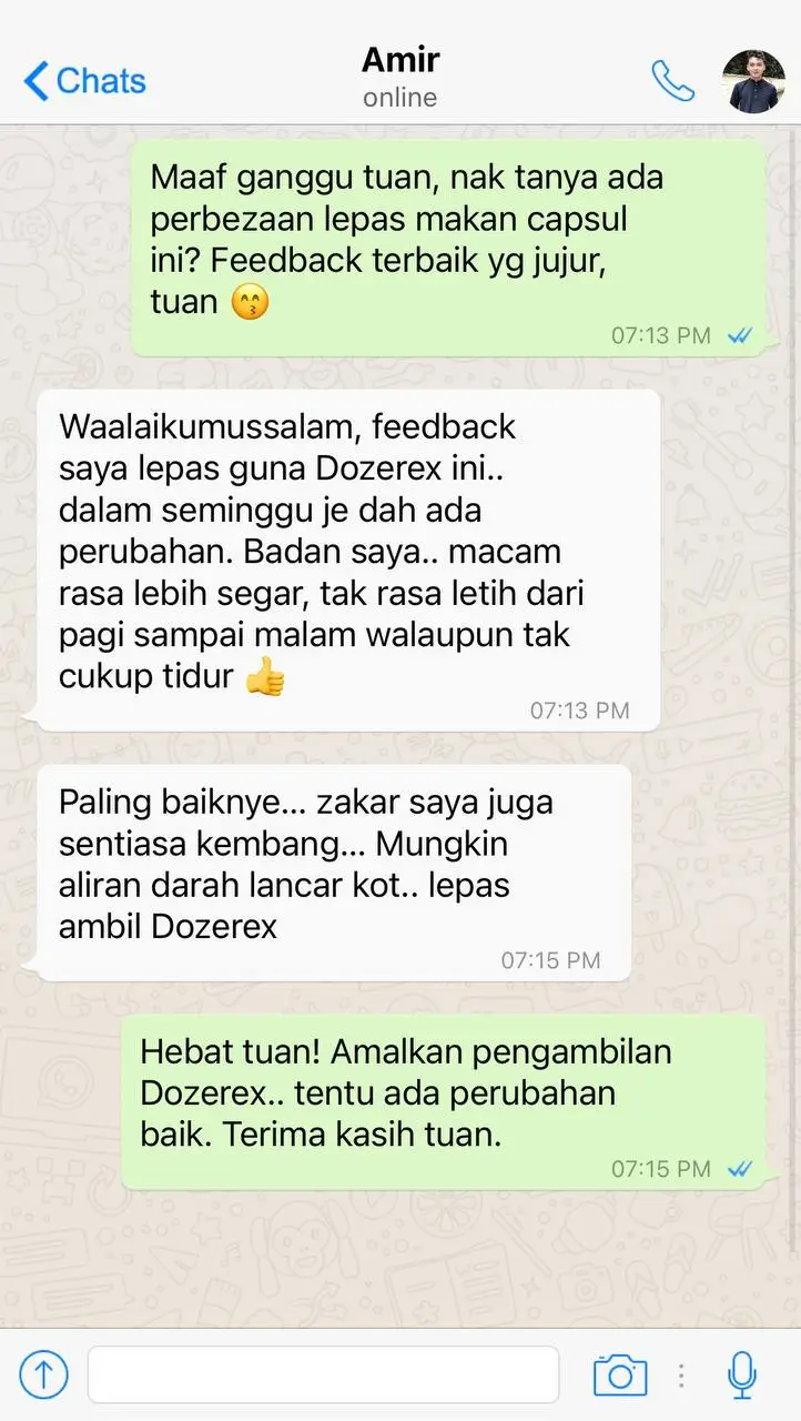 Dozerex 11 dozerex customer feedback 3