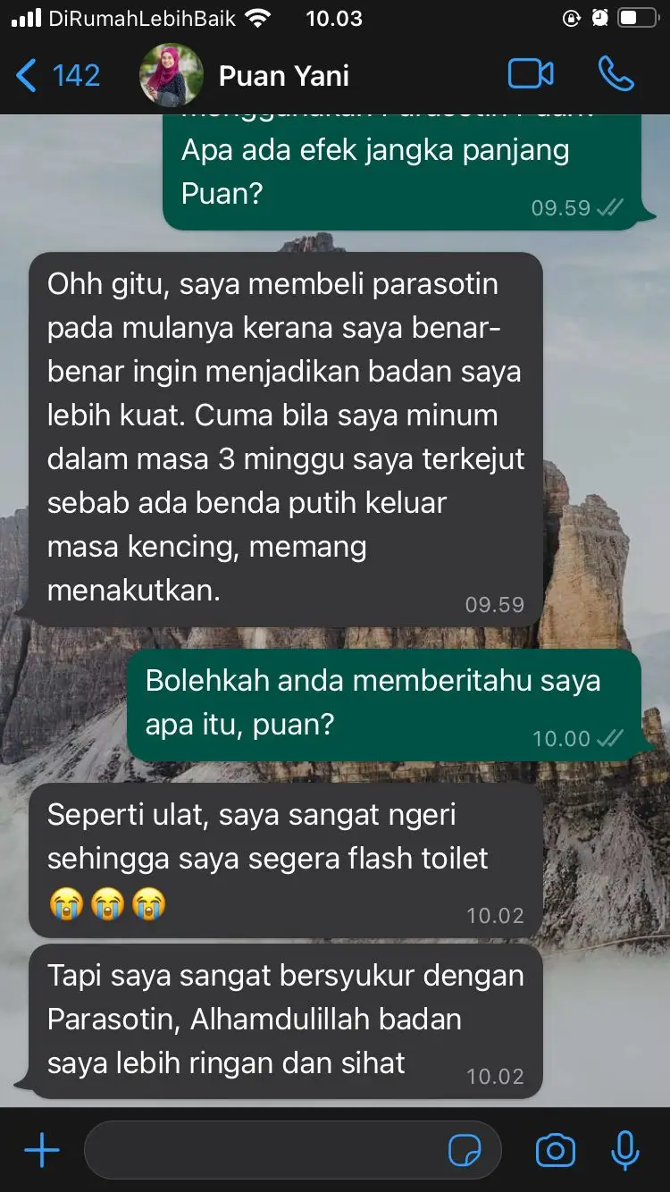 parasotin customer feedback 2