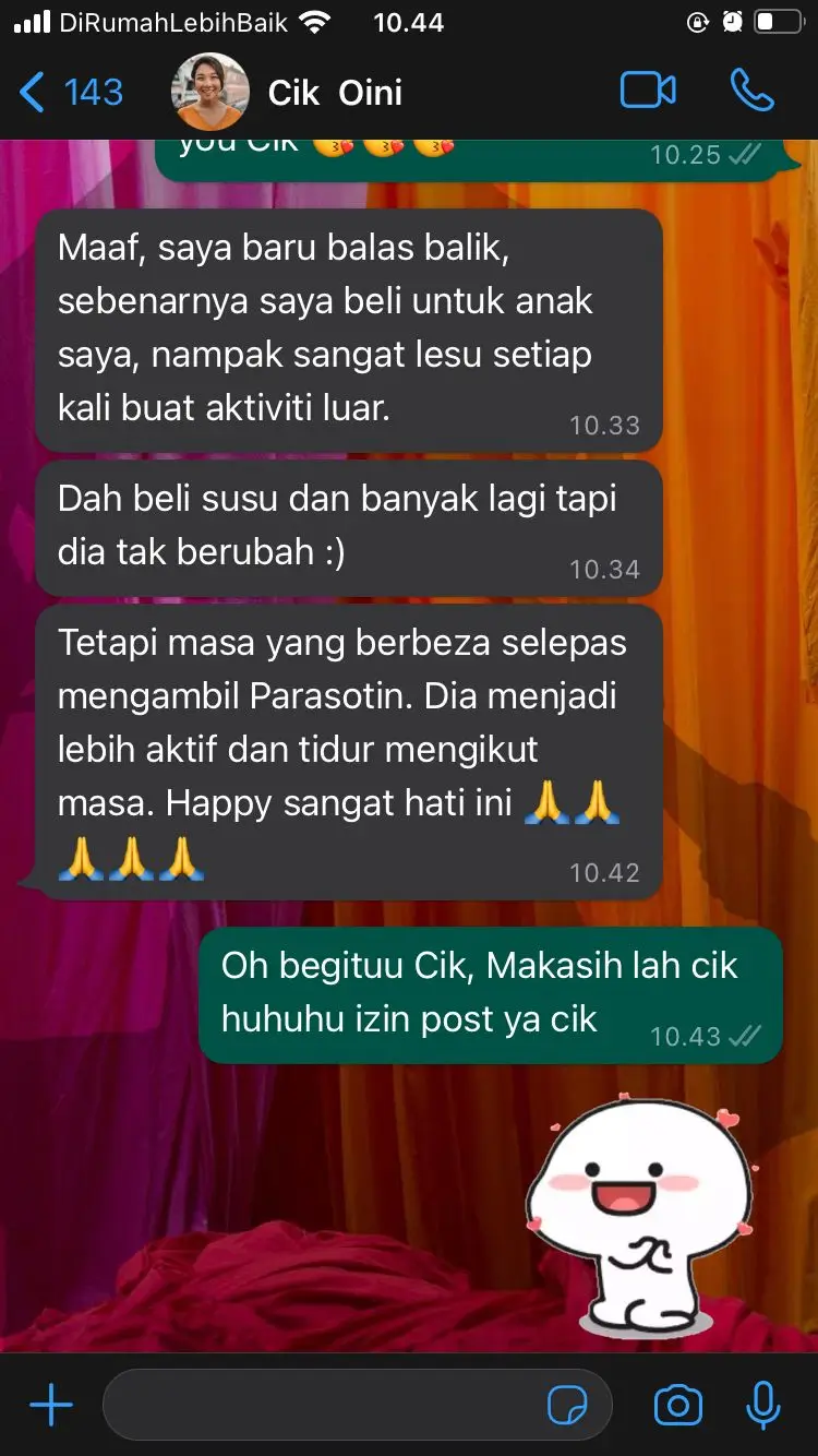 parasotin customer feedback 3